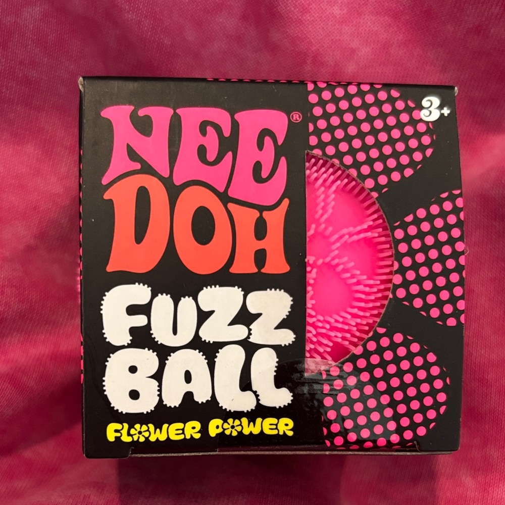 Nee Doh Fuzz Ball - Vibrant Pink